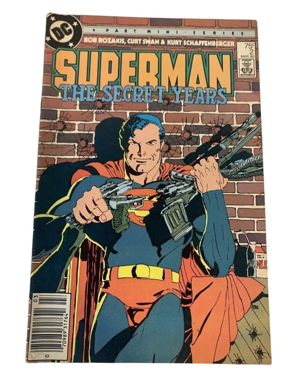 Superman The Secret Years #2 1985 DC Comics Mini-Series Curt Swan Bronze Age